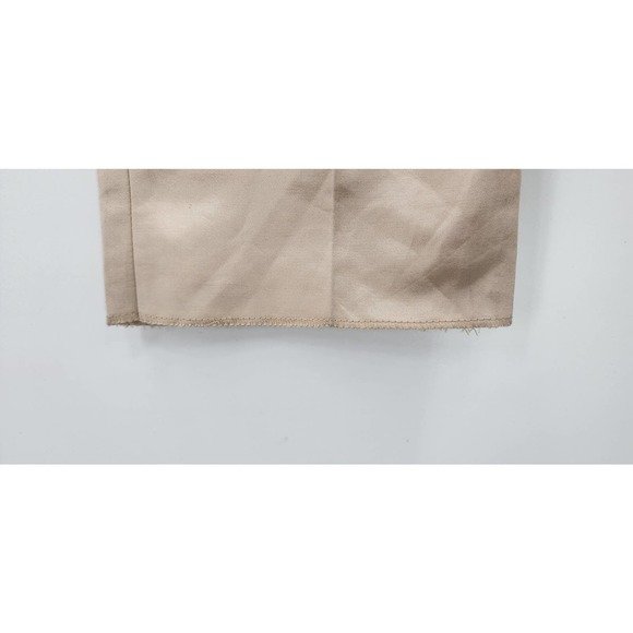 NEW NWT Max Mara Silk Trouser Pants Size 14 Gold Tan Designer Made In‎ Italy - Picture 8 of 16